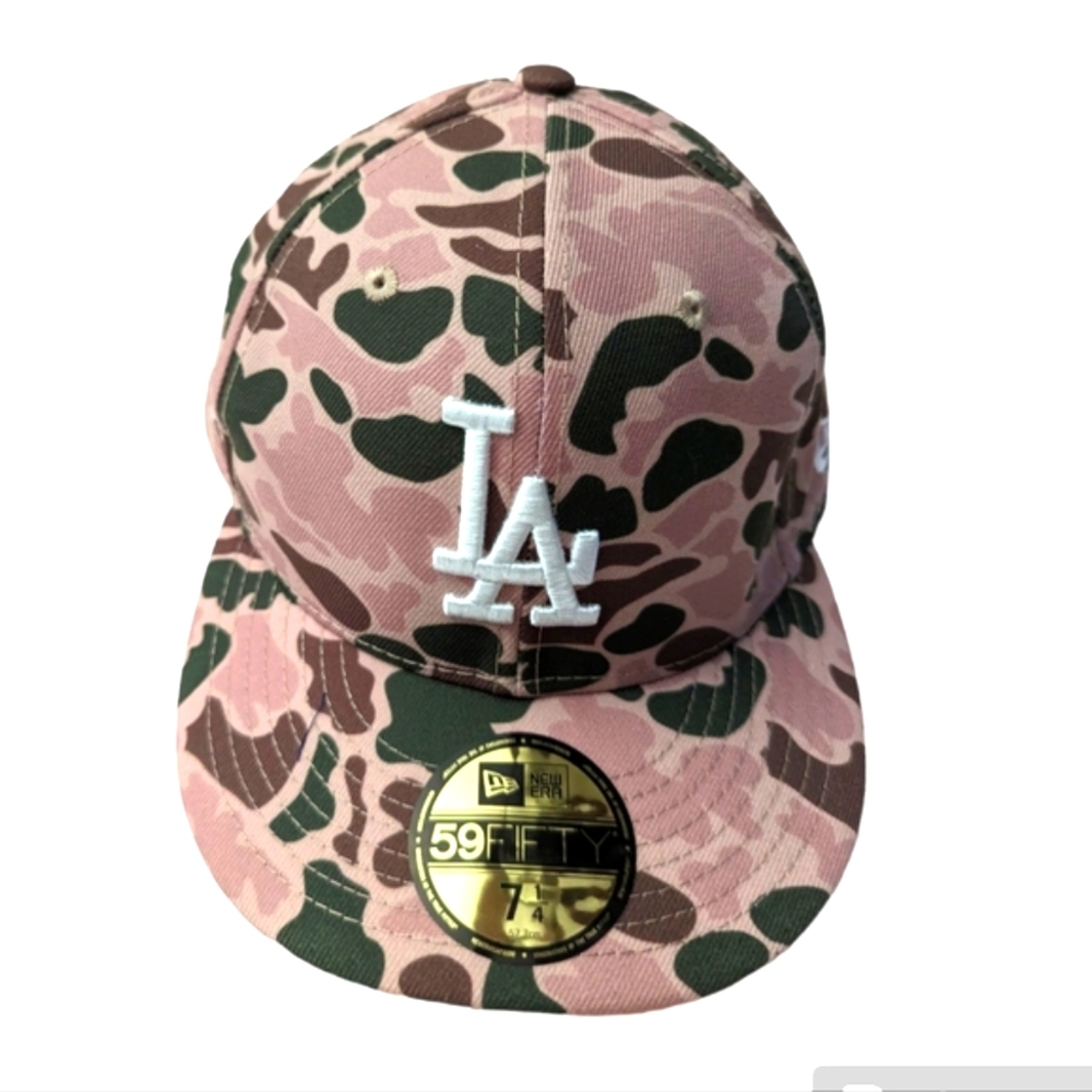 New Era 59Fifty MLB Los Angeles Dodgers Camo Cap 1988 World Series size 7 1/2